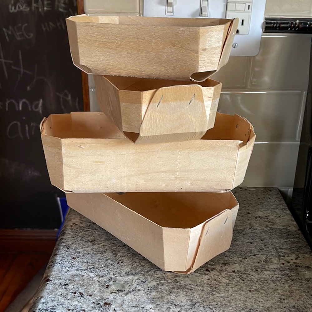 Set/3 Panibois Bakeable Wooden Duc Baskets